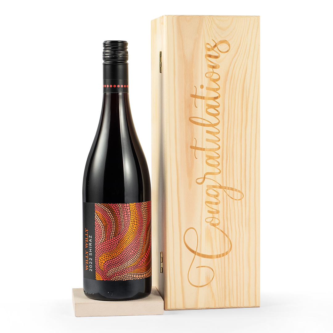 Red Wine In Congratulations Gift Box Red Wine In Congratulations Gift Box