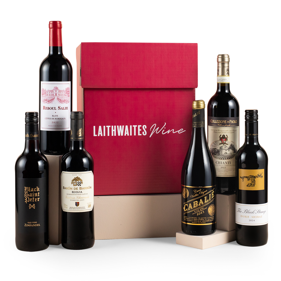 Classic Six Red Wine in Gift Box - Free Delivery*
